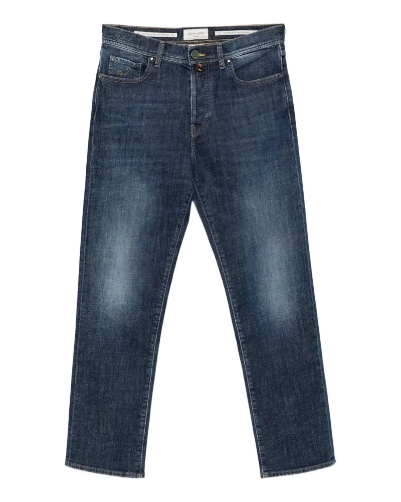 Jacob Cohën Ausgeblichene Straight-Leg-Jeans - Blau Blau
