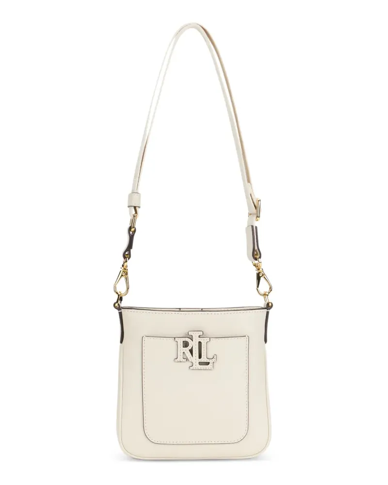 Ralph Lauren cameryn logo-plaque leather cross body bag - Nude Nude