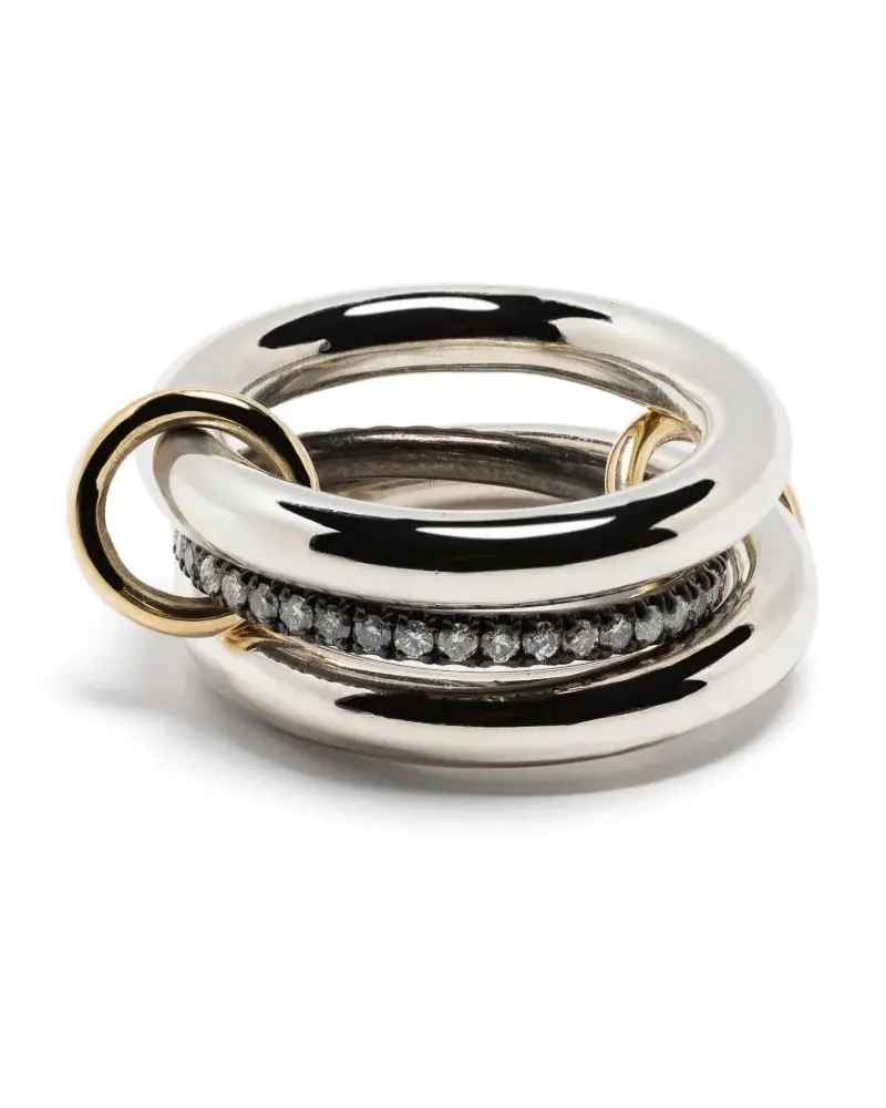 Spinelli Kilcollin Libra Ring mit Diamanten - Silber Silber
