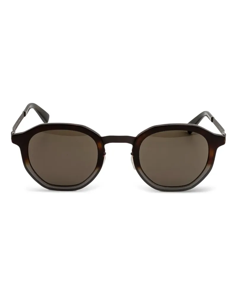 Mykita Sawyer Sonnenbrille mit rundem Gestell - Braun Braun