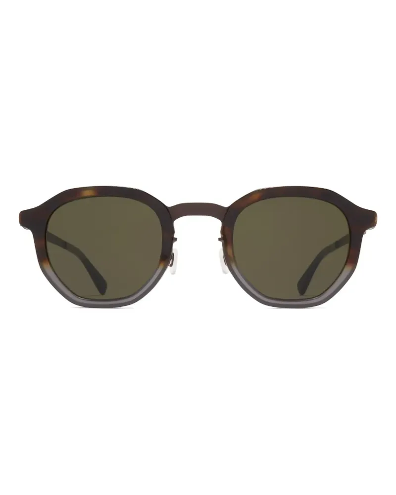 Mykita Sawyer Sonnenbrille mit rundem Gestell - Braun Braun