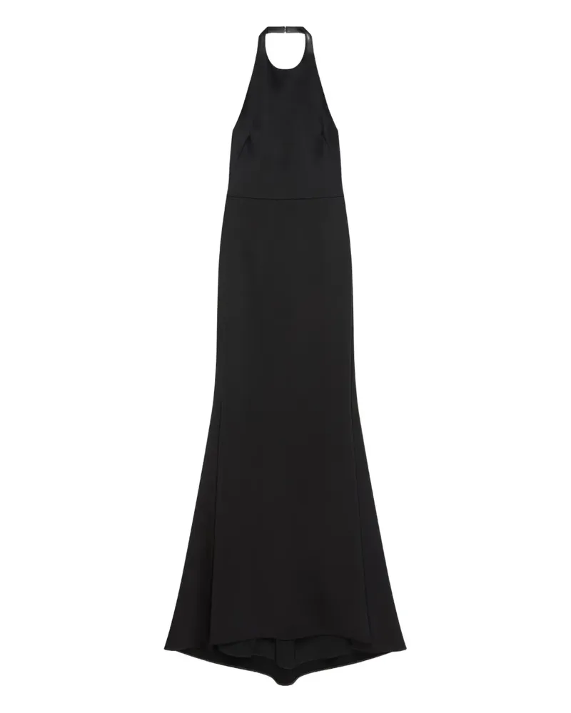 Givenchy Maxikleid mit Neckholder-Ausschnitt - Schwarz Schwarz