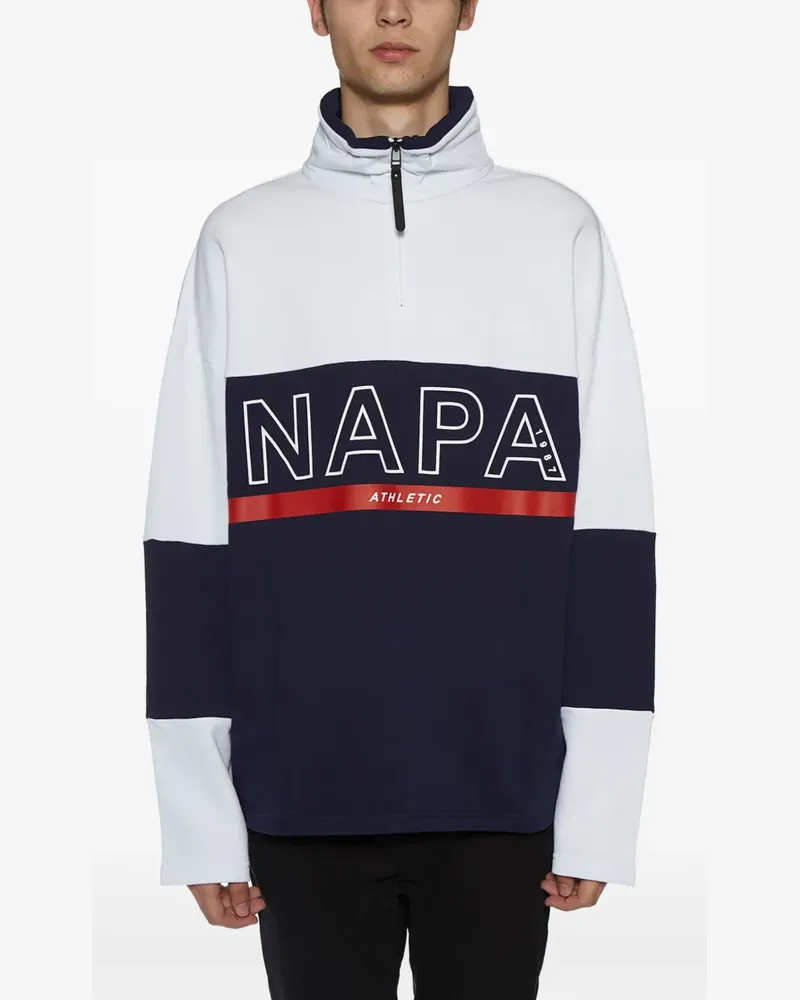 Napapijri zip-neck sweatshirt - Weiß Weiß