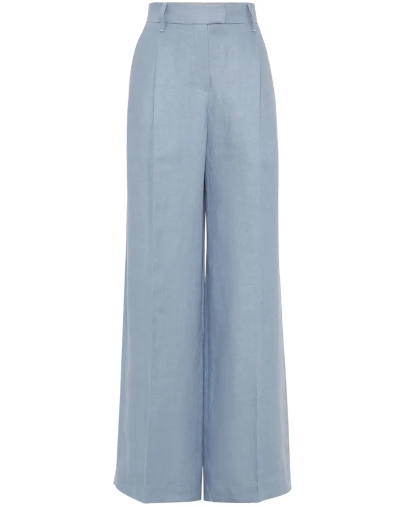 Brunello Cucinelli Hose mit Bundfalten - Blau Blau
