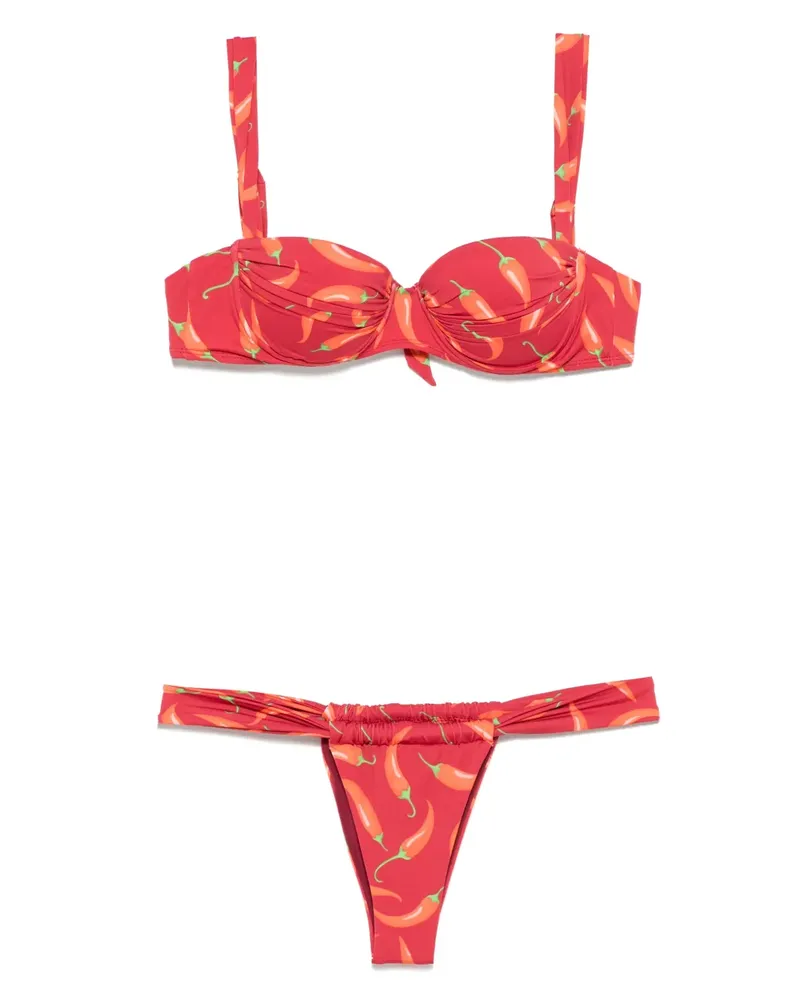 Leslie Amon Paloma Bikini - Rot Rot