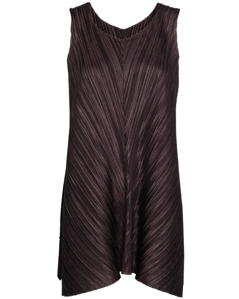 Issey Miyake Mellow Pleats Tunika - Violett Violett