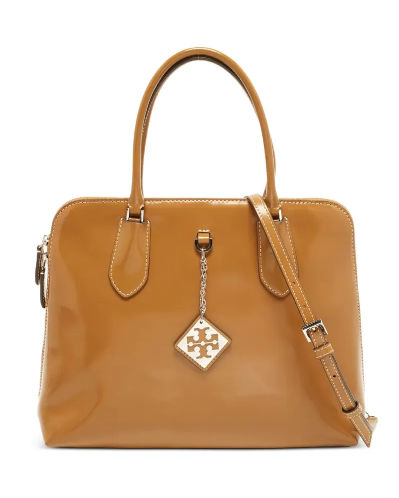 Tory Burch Polish Swing Tote Bag - Braun Braun