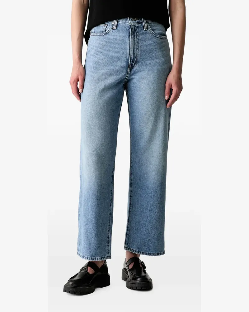 Levi's Straight-Leg-Jeans mit Logo-Patch - Blau Blau