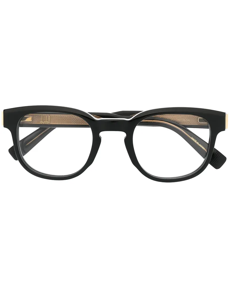 Dunhill Brille mit Logo - Schwarz Schwarz