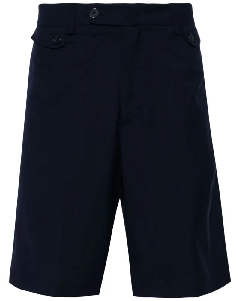 Low Brand Klassische Shorts mit Reißverschluss Blau