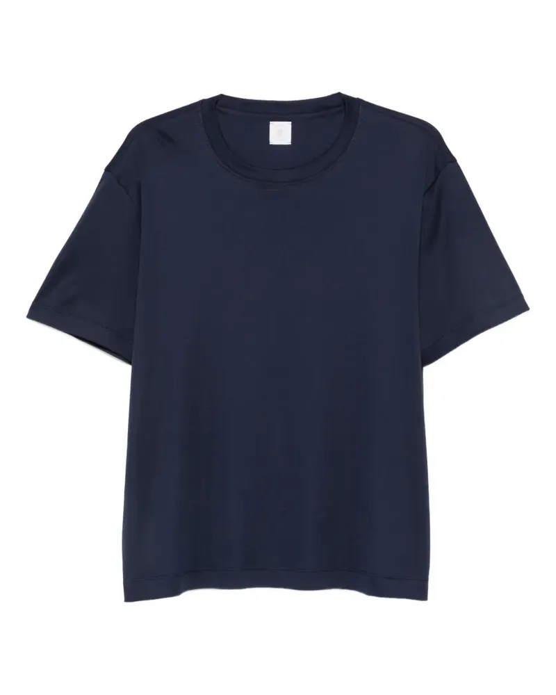 Eleventy T-Shirt mit Rundhalsausschnitt - Blau Blau