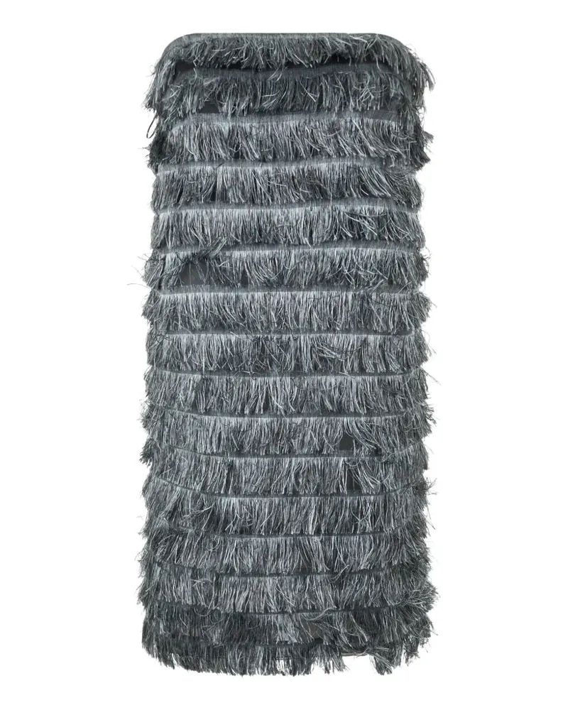 Alberta Ferretti Trägerloses Minikleid - Grau Grau