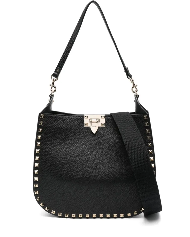 Valentino Garavani Rockstud Schultertasche - Schwarz Schwarz