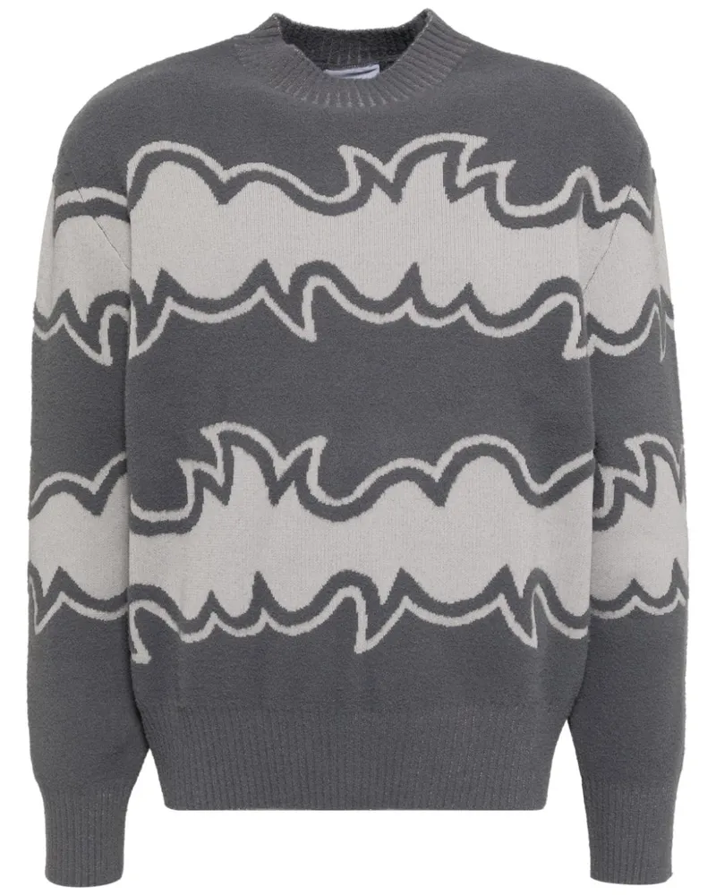 BLUEMARBLE Pullover aus Jacquard-Strick - Grau Grau