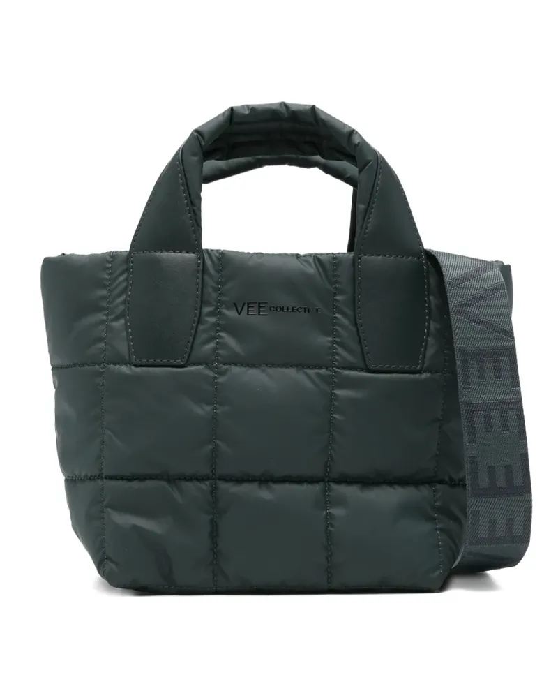 VeeCollective Gefütterter Shopper - Grün Grün