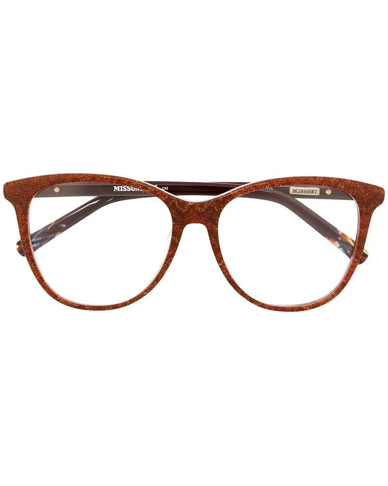 Missoni Brille mit Cat-Eye-Gestell - Rot Rot