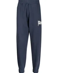 Kitsuné Jogginghose mit Logo-Patch Blau