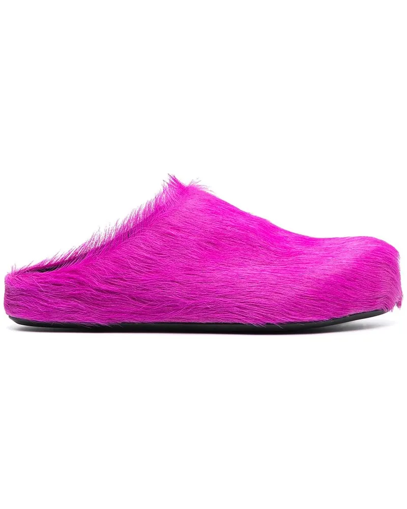 Marni Fussbett Sabot Slipper Violett