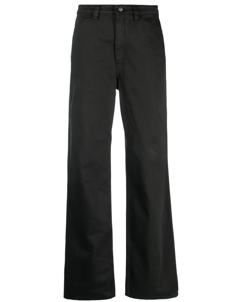 Christophe Lemaire Hose mit weitem Bein - Grün Grün