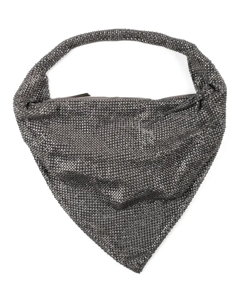 Benedetta Bruzziches Ursula crystal-embellished tote bag - Silber Silber
