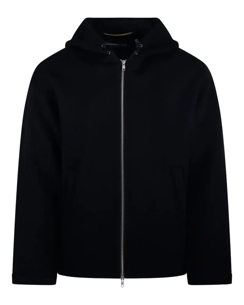 Department 5 Kapuzenjacke mit Reißverschluss - Schwarz Schwarz