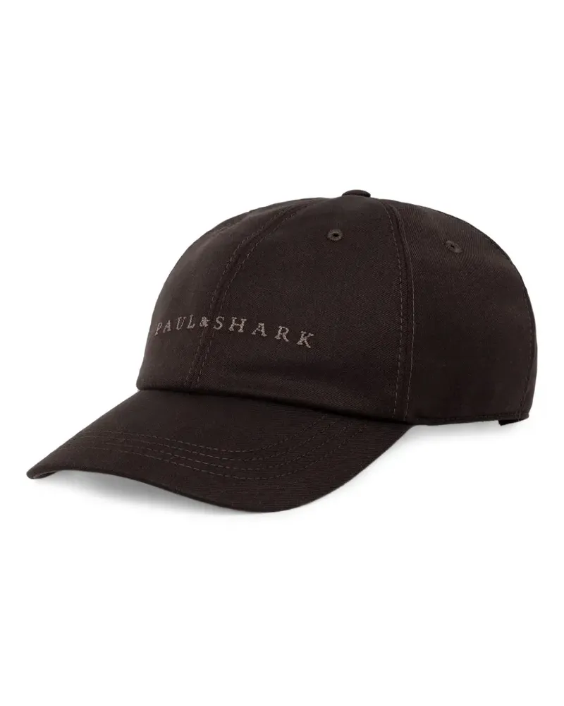 Paul & Shark Baseballkappe mit Logo-Stickerei - Braun Braun