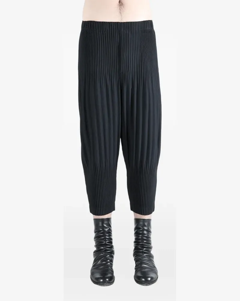 Issey Miyake pleated trousers - Schwarz Schwarz