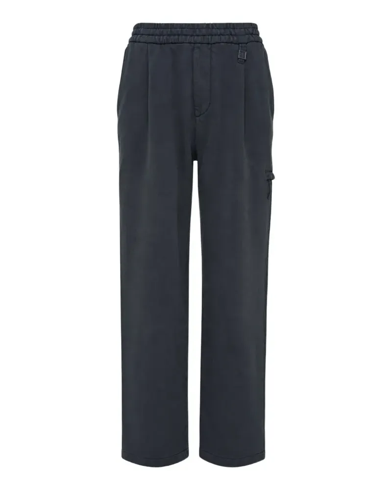 Wooyoungmi elastic-waistband pleated track pants - Grau Grau