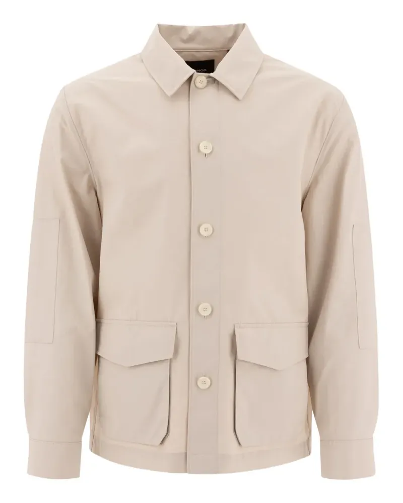 Vince button overshirt - Nude Nude