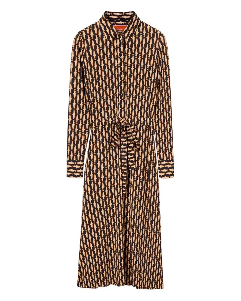 La DoubleJ Perry Street Hemdkleid mit Gürtel - Blau Blau