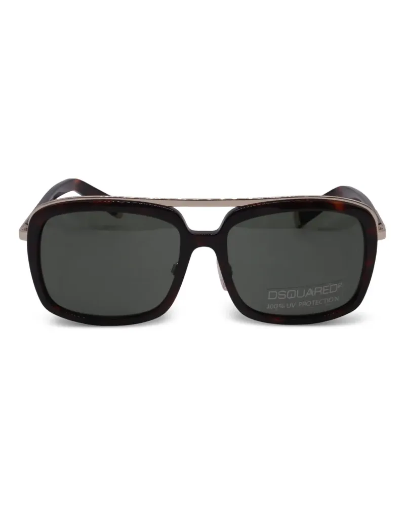 Dsquared2 tortoiseshell pilot sunglasses - Braun Braun