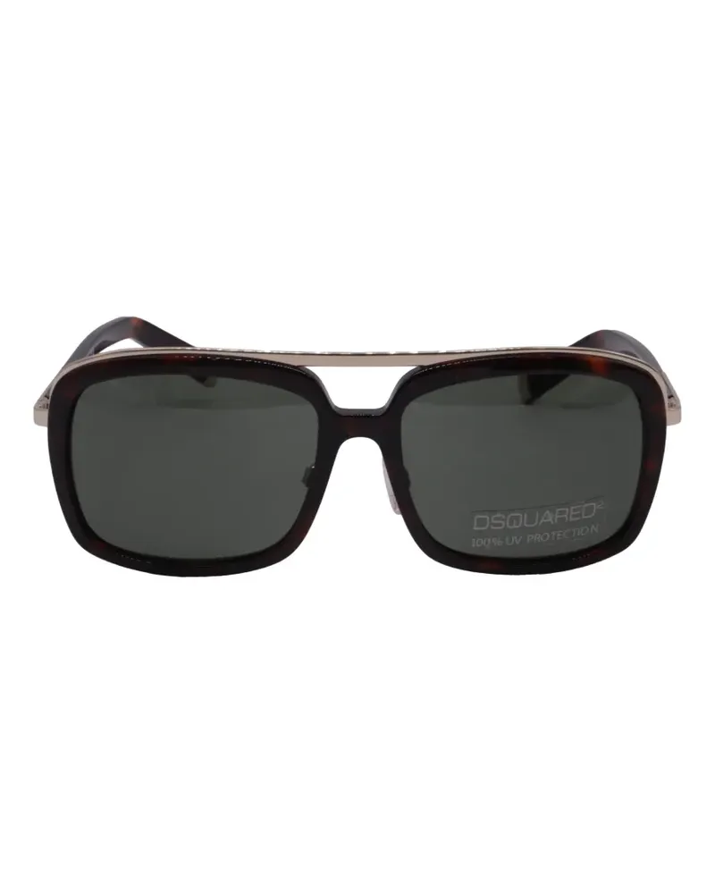Dsquared2 tortoiseshell pilot sunglasses - Braun Braun