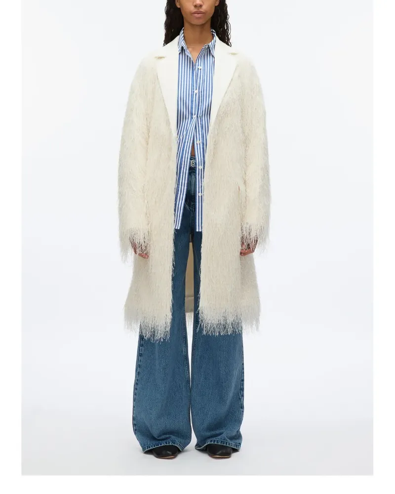 3.1 phillip lim Smoking-Mantel mit Fransen - Nude Nude