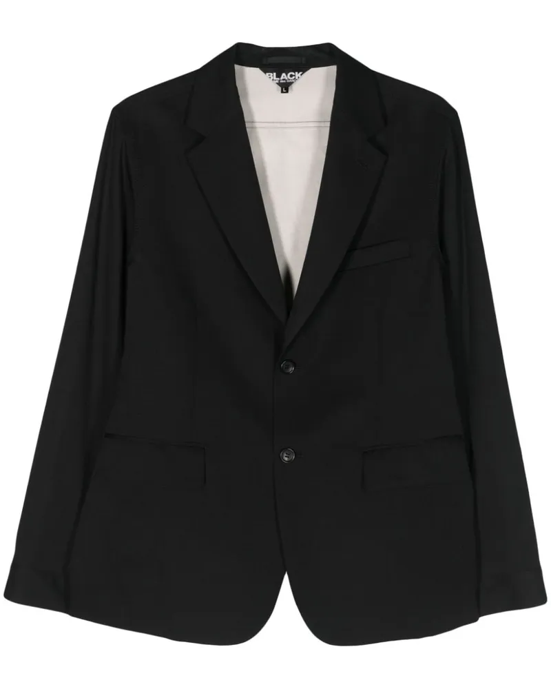 Comme des Garçons Einreihiges Sakko im Deconstructed-Look - Schwarz Schwarz