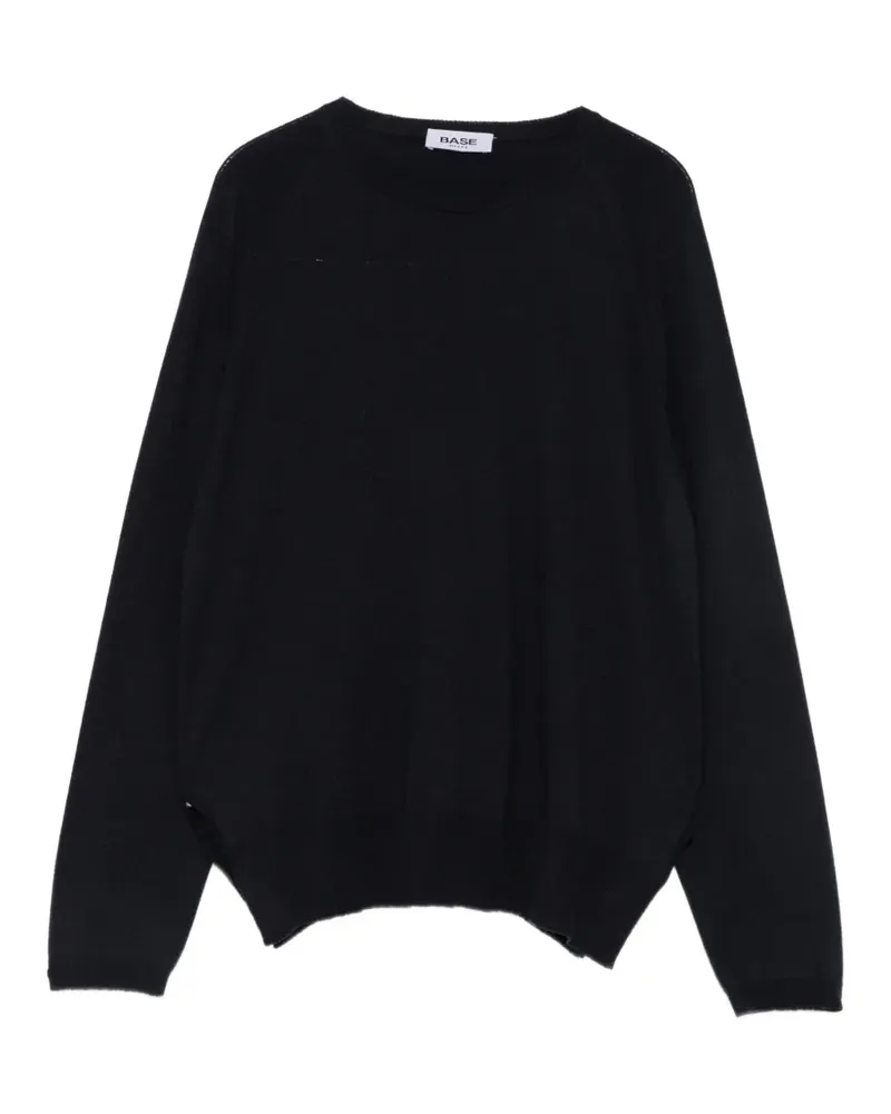 BASE Milano Pullover mit Raglanärmeln - Blau Blau