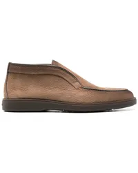 Santoni Loafer aus Wildleder Braun