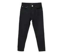 Jeans mit hohem Bund - Schwarz