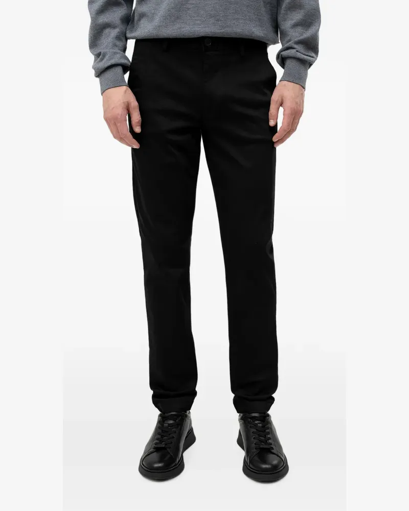 HUGO BOSS Chino mit geradem Bein - Schwarz Schwarz