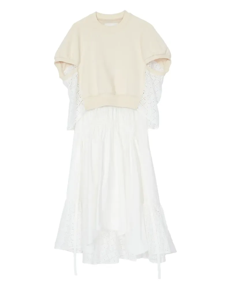 3.1 phillip lim Midikleid im Layering-Look - Nude Nude