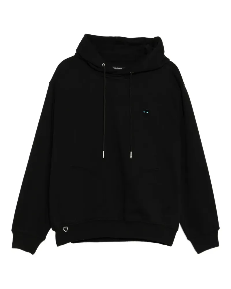 SONGZIO Hoodie mit Logo-Patch - Schwarz Schwarz