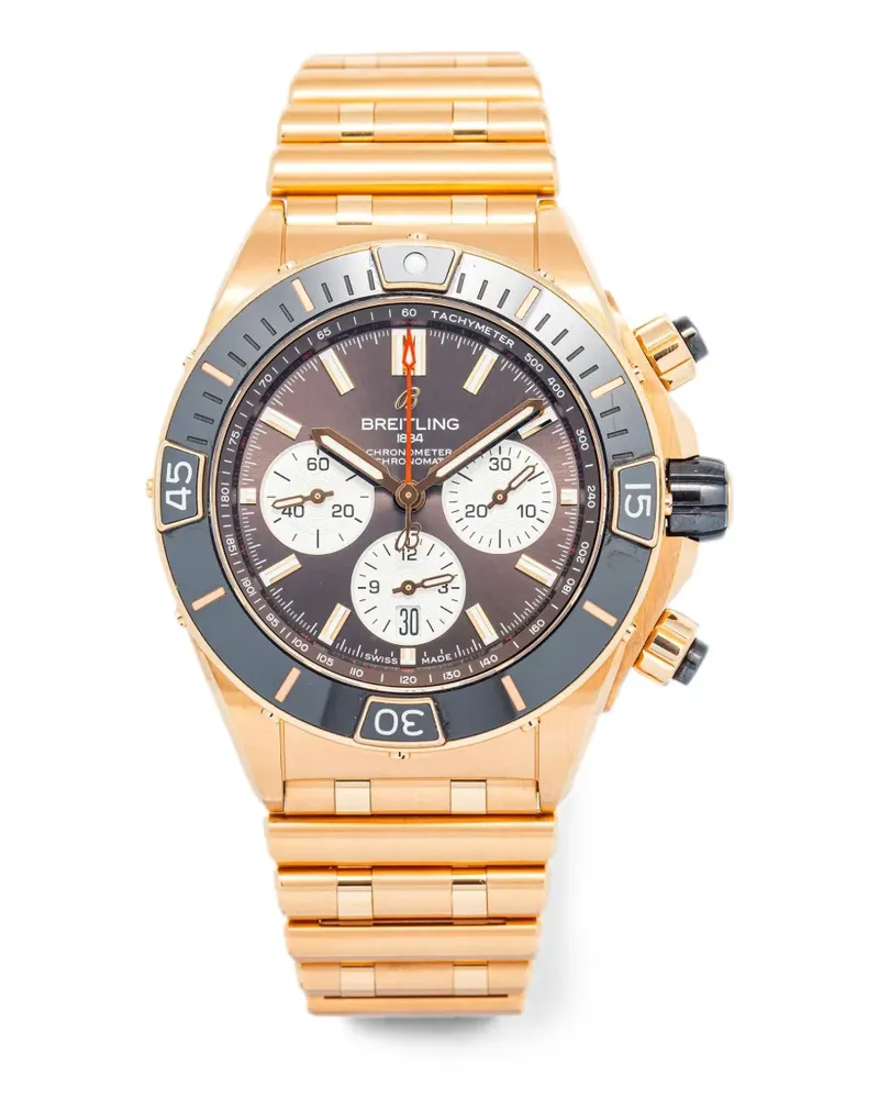 Breitling Super Chronomat Armbanduhr 44mm - Schwarz Schwarz