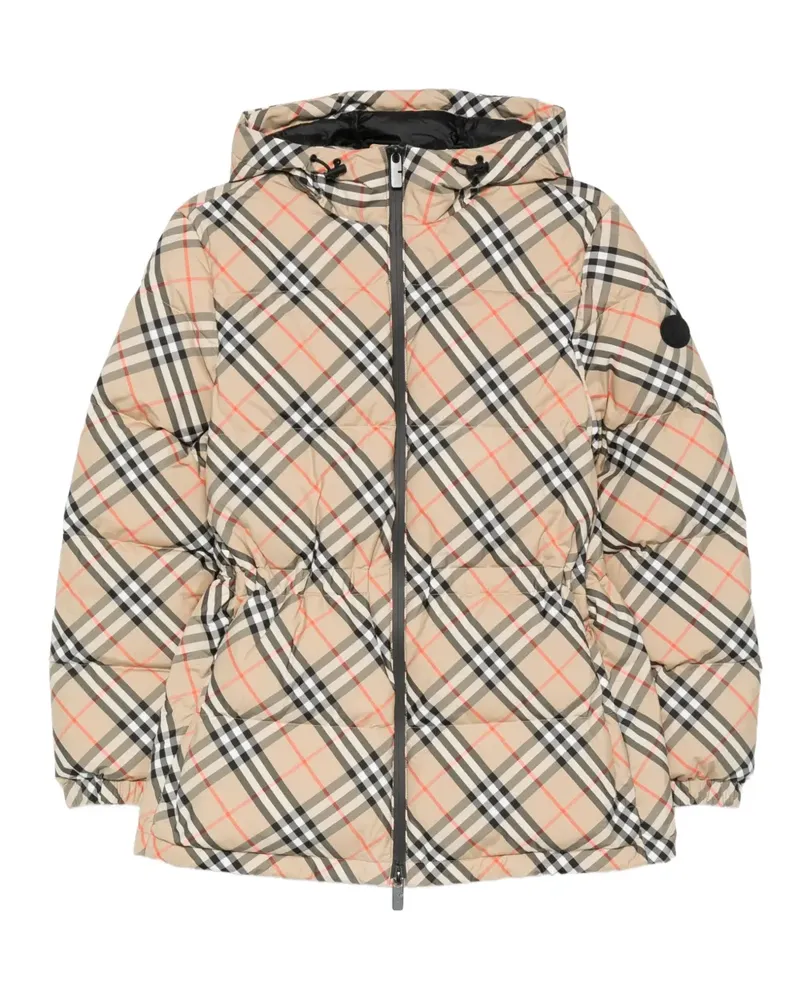 Burberry Karierte Jacke - Nude Nude