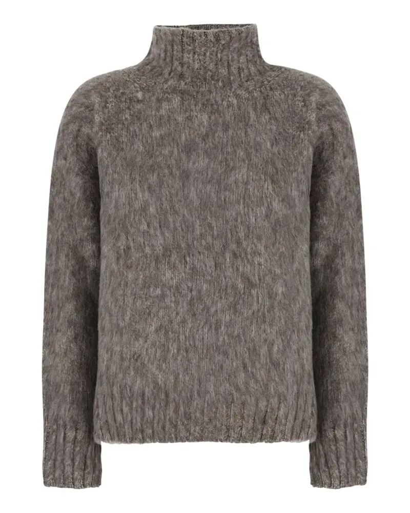 Antonelli Firenze Anatolia Pullover mit Stehkragen - Grau Grau
