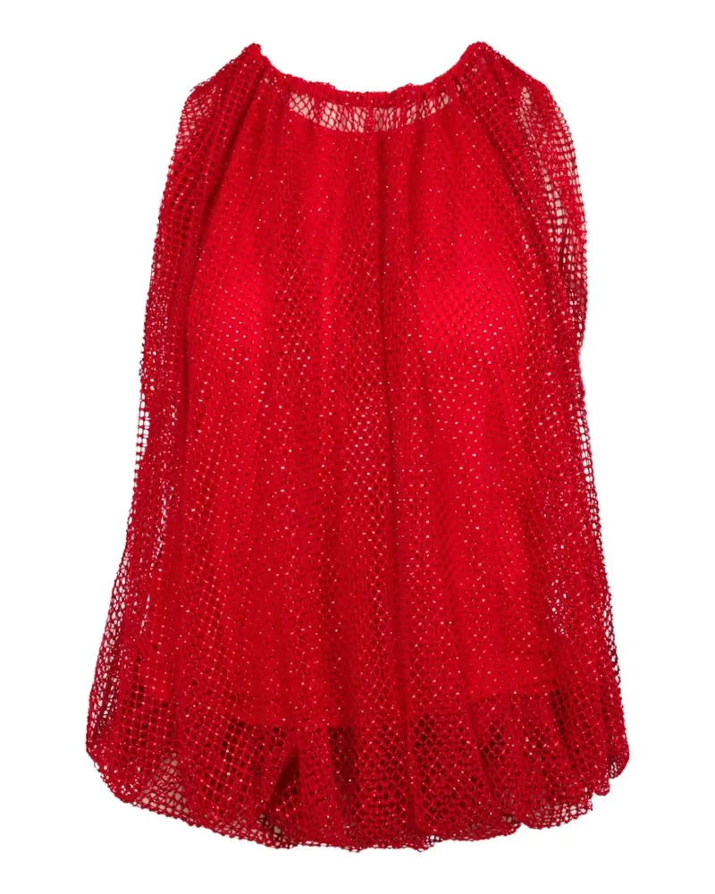 SPORTMAX Bluse mit rundem Ausschnitt - Rot Rot