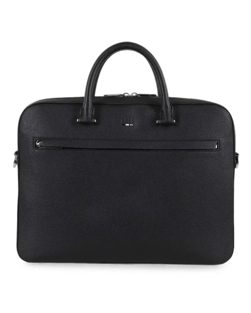 HUGO BOSS Ray pebble-grain briefcase - Schwarz Schwarz