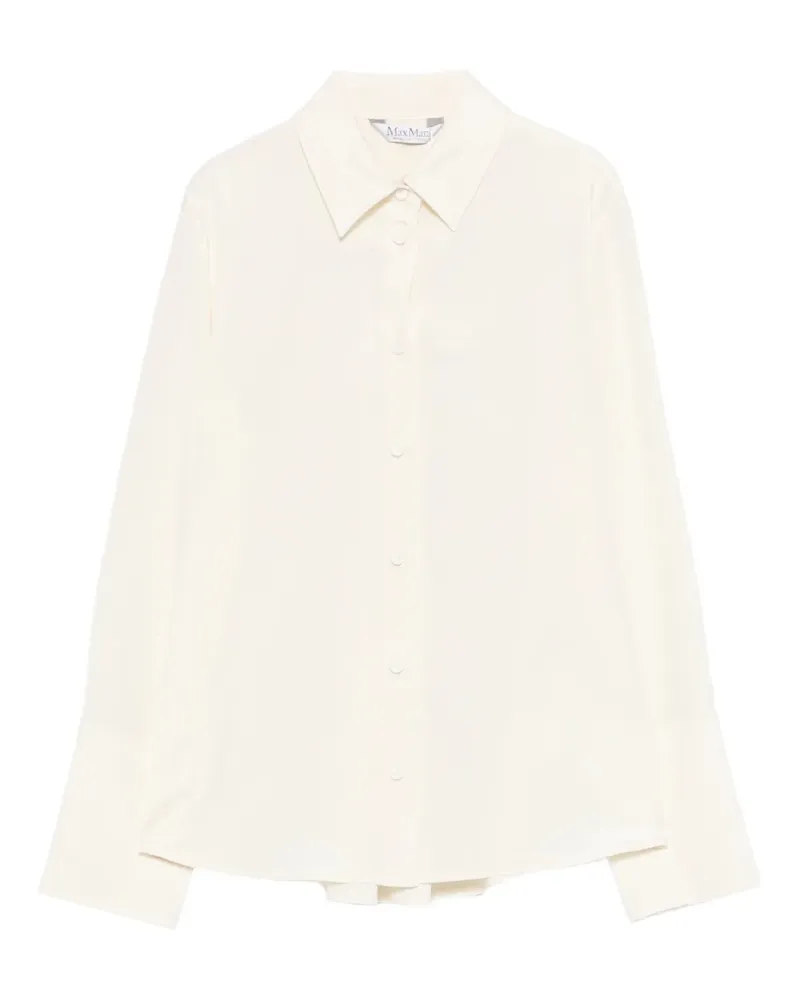 Max Mara point-collar shirt - Nude Nude