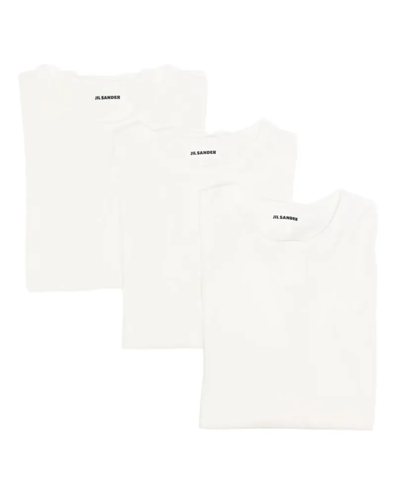 Jil Sander Klassisches T-Shirt - Weiß Weiß