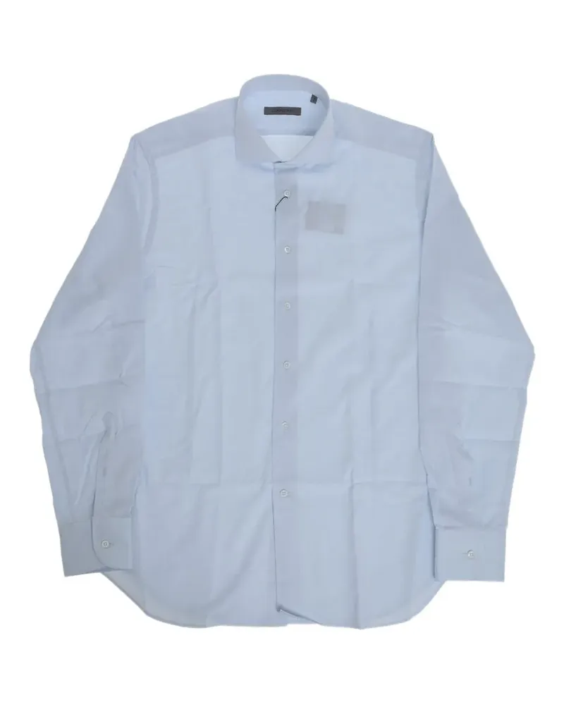 Corneliani French-collar long-sleeve shirt - Blau Blau