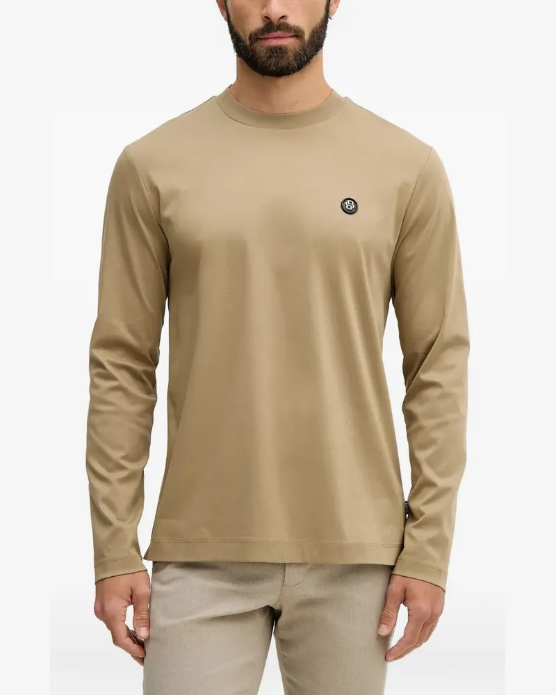 HUGO BOSS long-sleeve T-shirt - Braun Braun