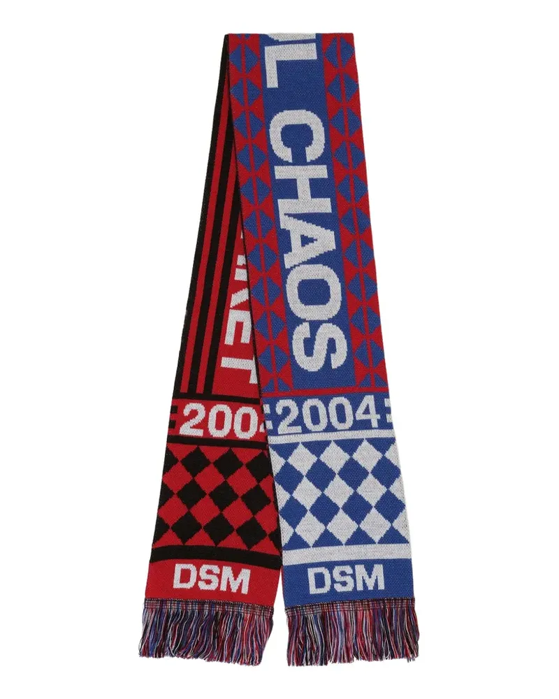 Noir Kei Ninomiya Beautiful Chaos Football Strickschal - Blau Blau